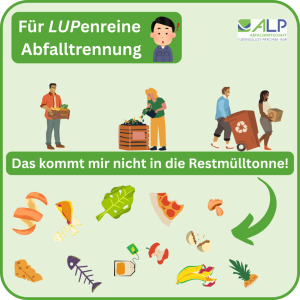Bild vergr&ouml;&szlig;ern: Ab in die Biotonne!